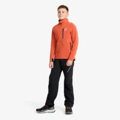 Exciter Stretch Jacket Teens Mecca Orange