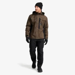 Field Pro Warm Outdoor Jacket Herren Mud/Black