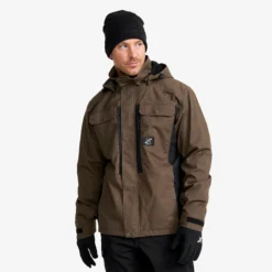 Field Pro Warm Outdoor Jacket Herren Mud/Black