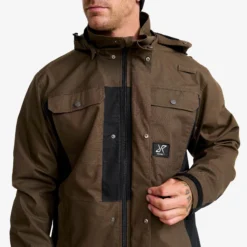 Field Pro Warm Outdoor Jacket Herren Mud/Black