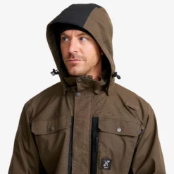 Field Pro Warm Outdoor Jacket Herren Mud/Black
