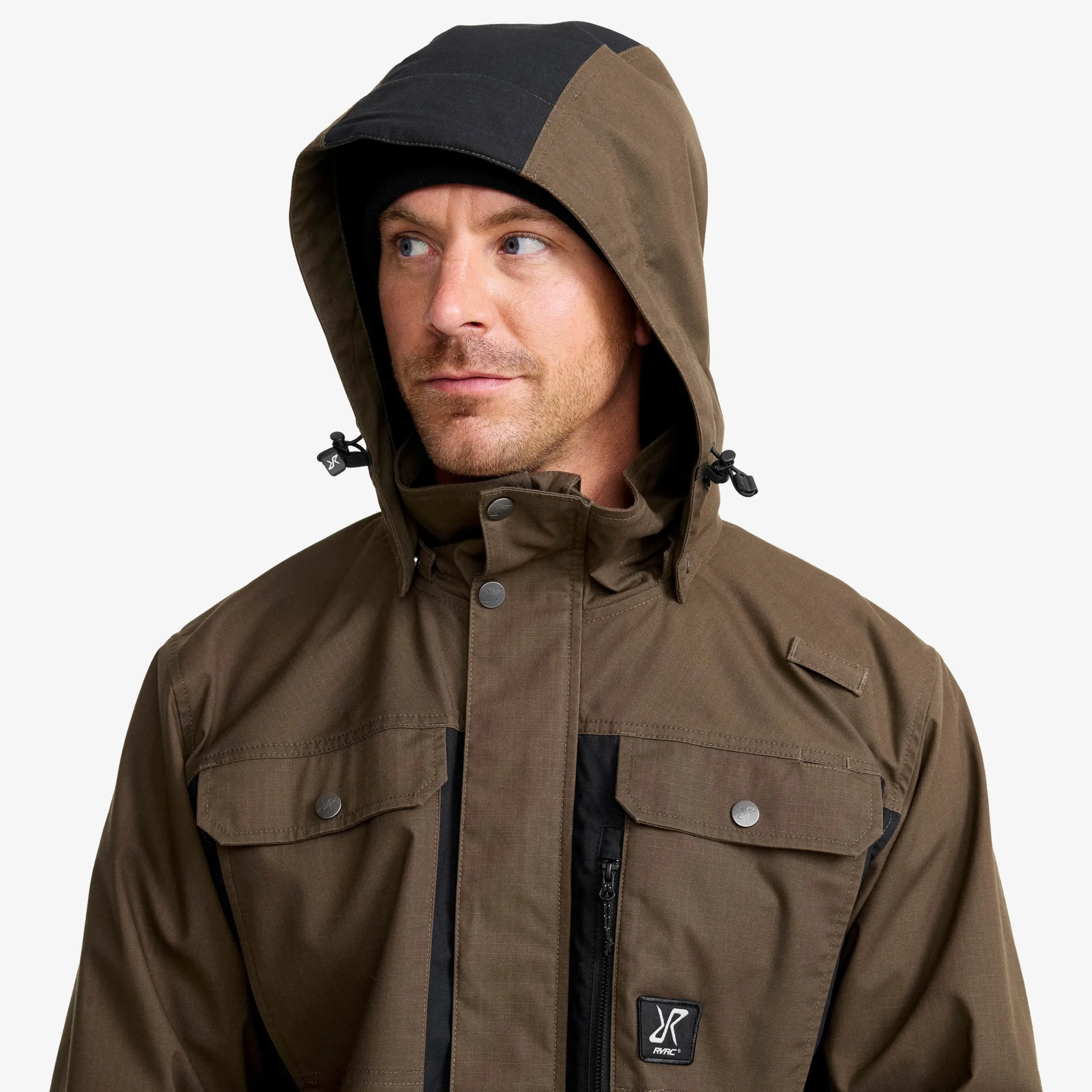 Field Pro Warm Outdoor Jacket Herren Mud/Black