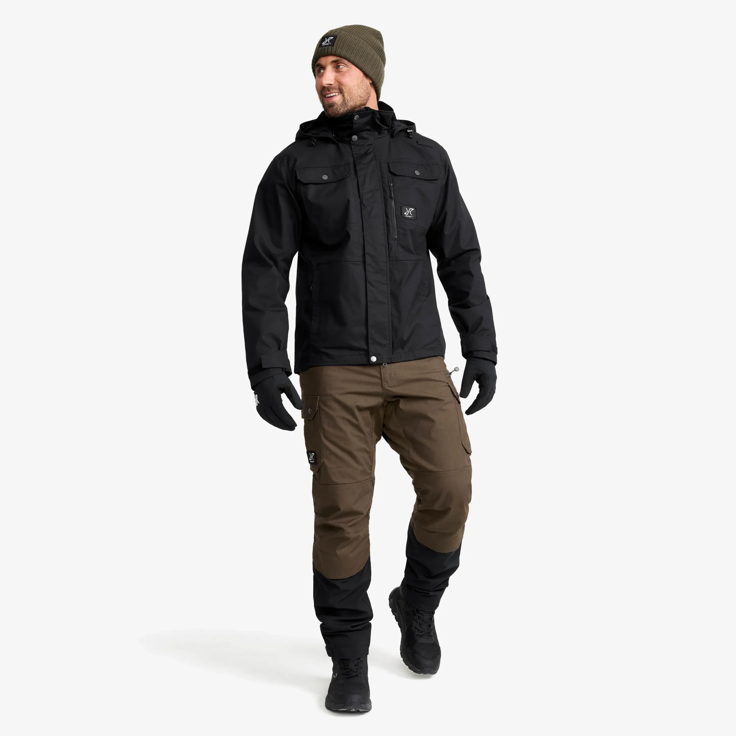 Field Pro Warm Outdoor Jacket Herren Black