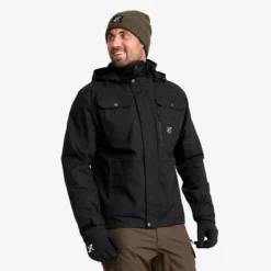 Field Pro Warm Outdoor Jacket Herren Black
