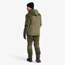 Field Pro Warm Outdoor Jacket Herren Grape Leaf/Forest Night