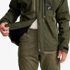 Field Pro Warm Outdoor Jacket Herren Grape Leaf/Forest Night