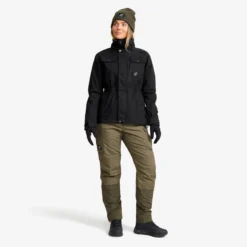 Field Pro Warm Outdoor Jacket Damen Black