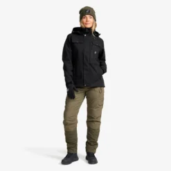 Field Pro Warm Outdoor Jacket Damen Black