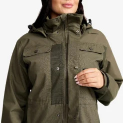 Field Pro Warm Outdoor Jacket Damen Grape Leaf/Forest Night