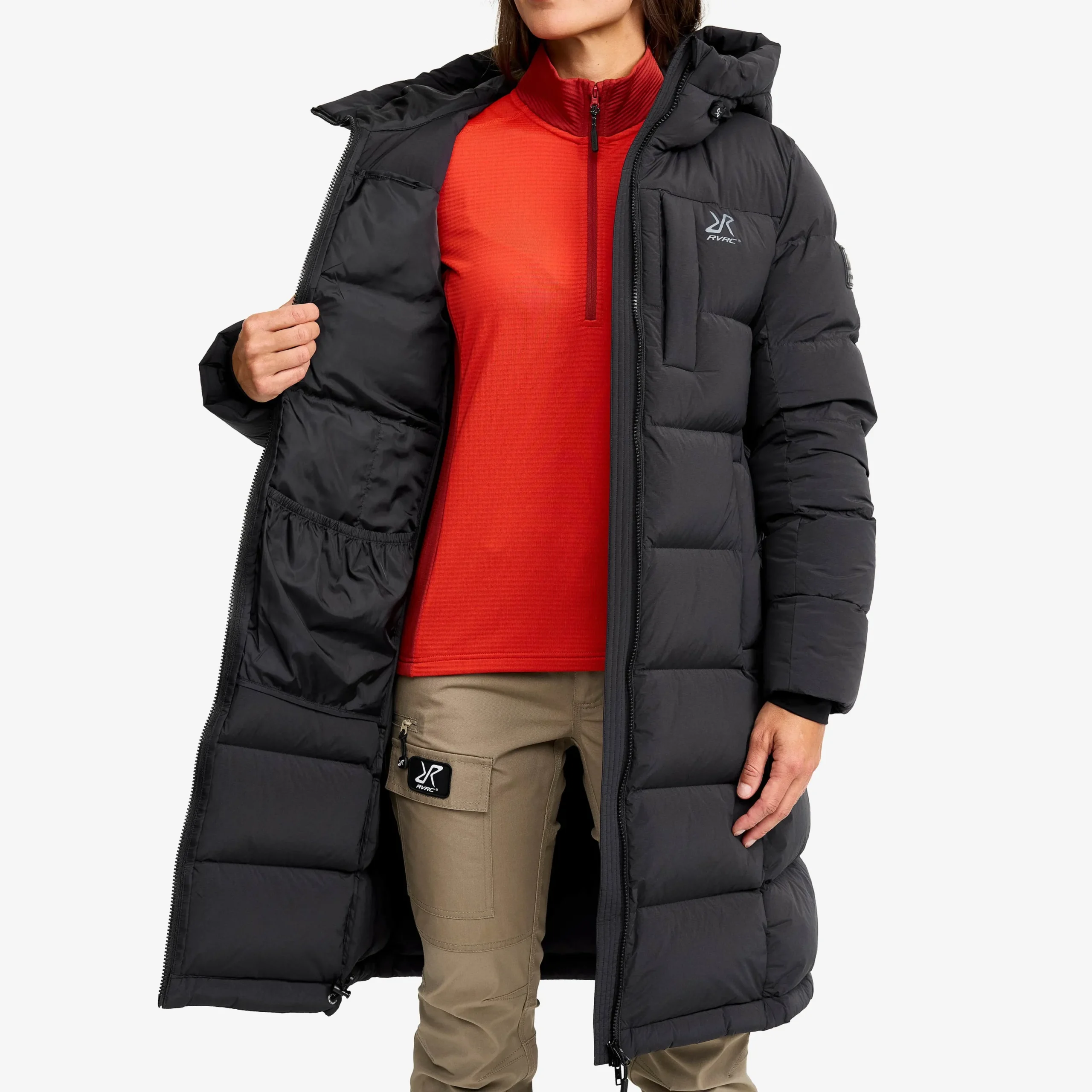 Flexpedition Down Parka Damen Black