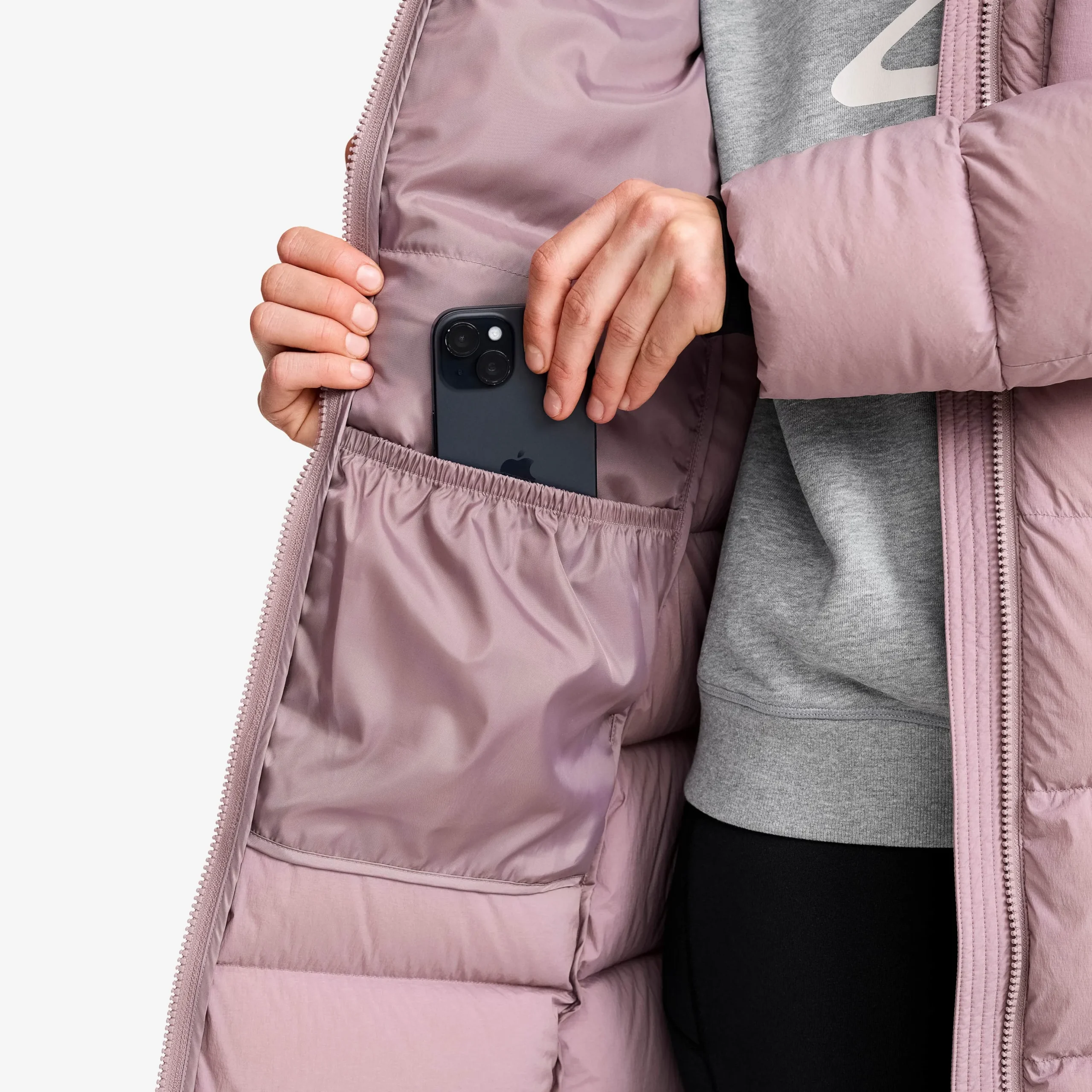 Flexpedition Down Parka Damen Dusty Mauve