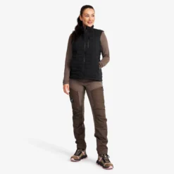 Flex Stretch Down Vest Damen Black