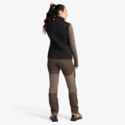 Flex Stretch Down Vest Damen Black