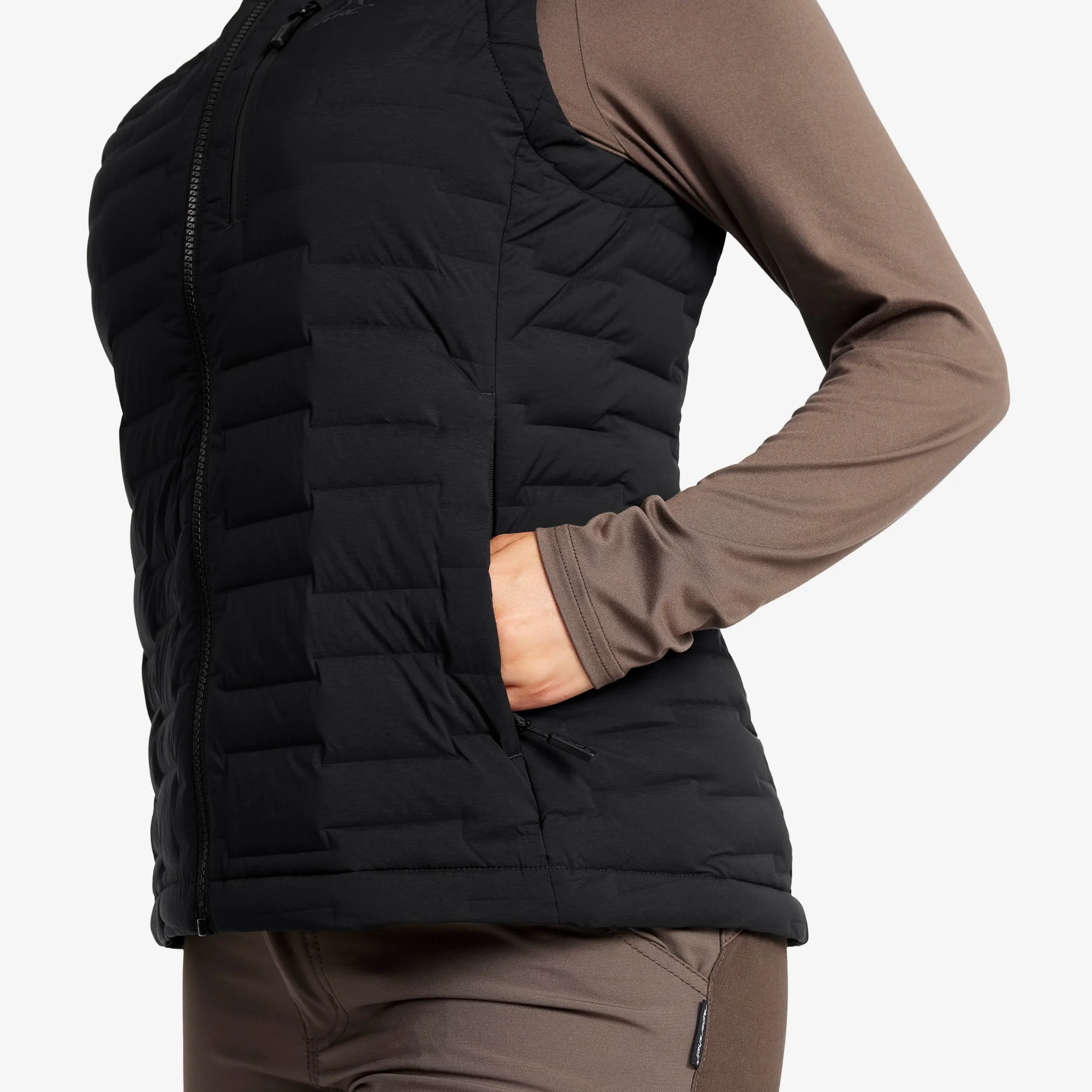 Flex Stretch Down Vest Damen Black