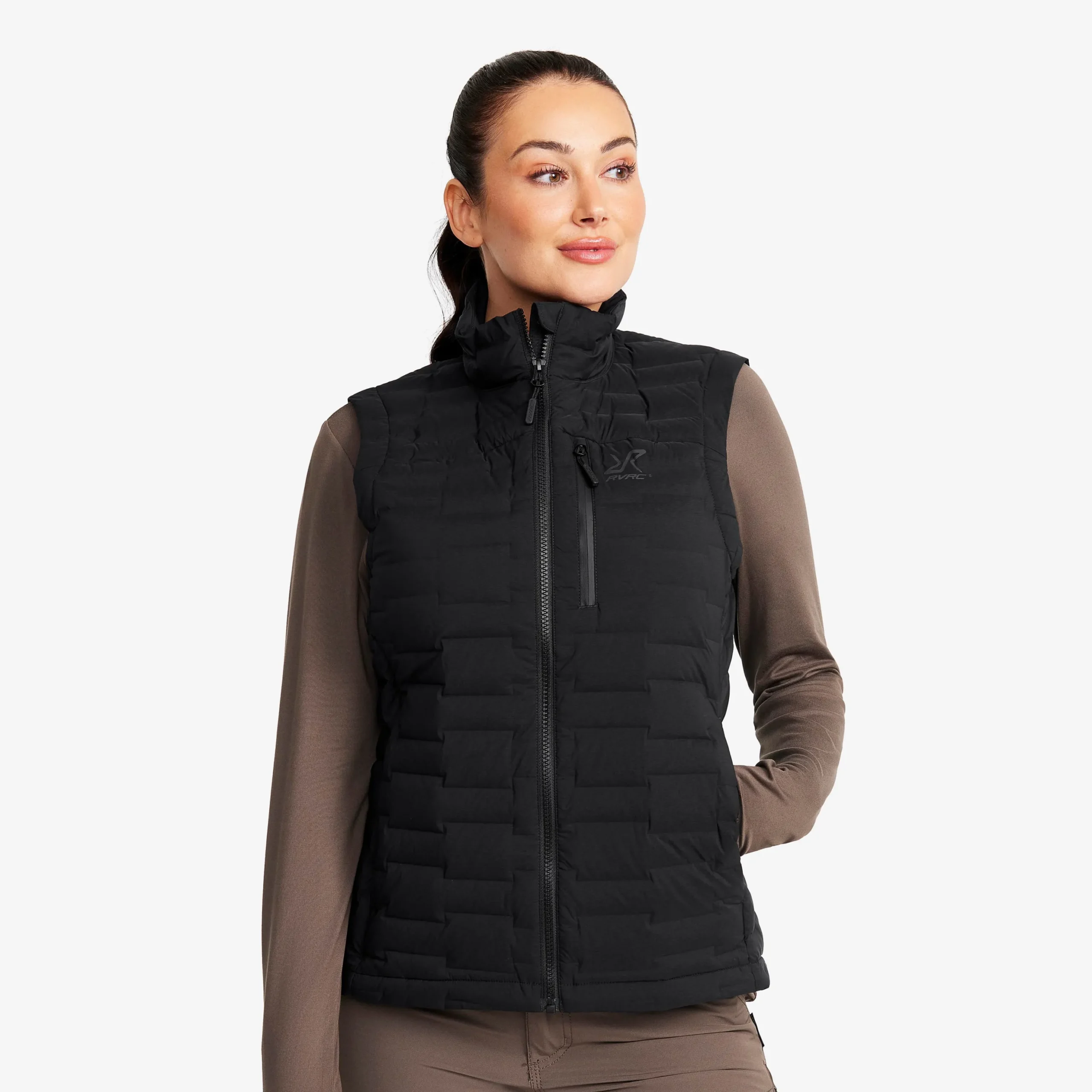 Flex Stretch Down Vest Damen Black