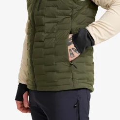 Flex Stretch Down Vest Herren Forest Night