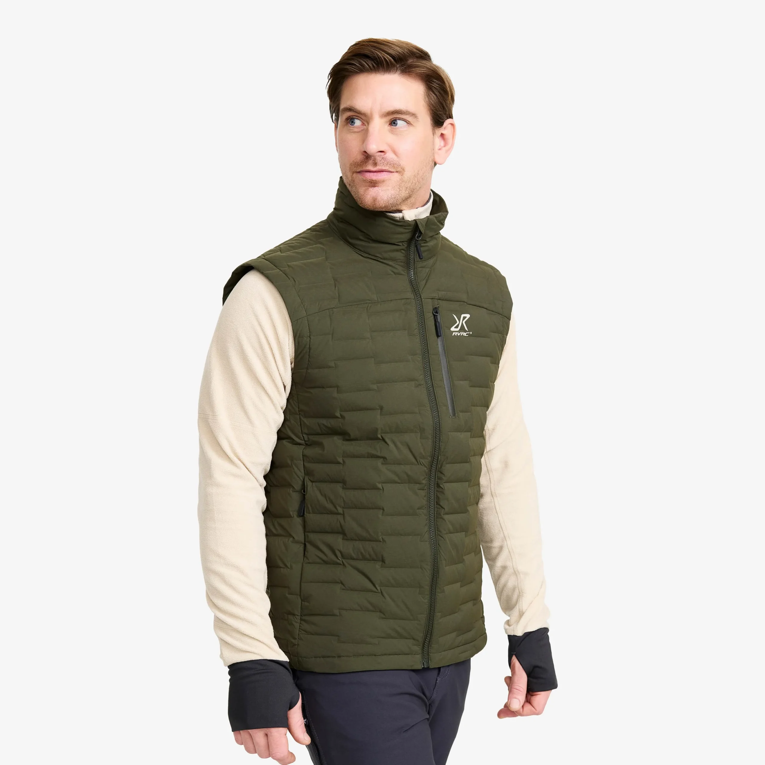 Flex Stretch Down Vest Herren Forest Night