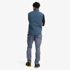 Flex Stretch Down Vest Herren Moonlit Ocean