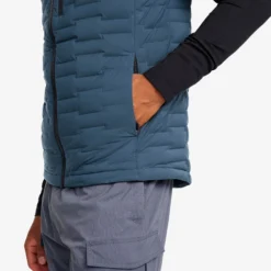 Flex Stretch Down Vest Herren Moonlit Ocean