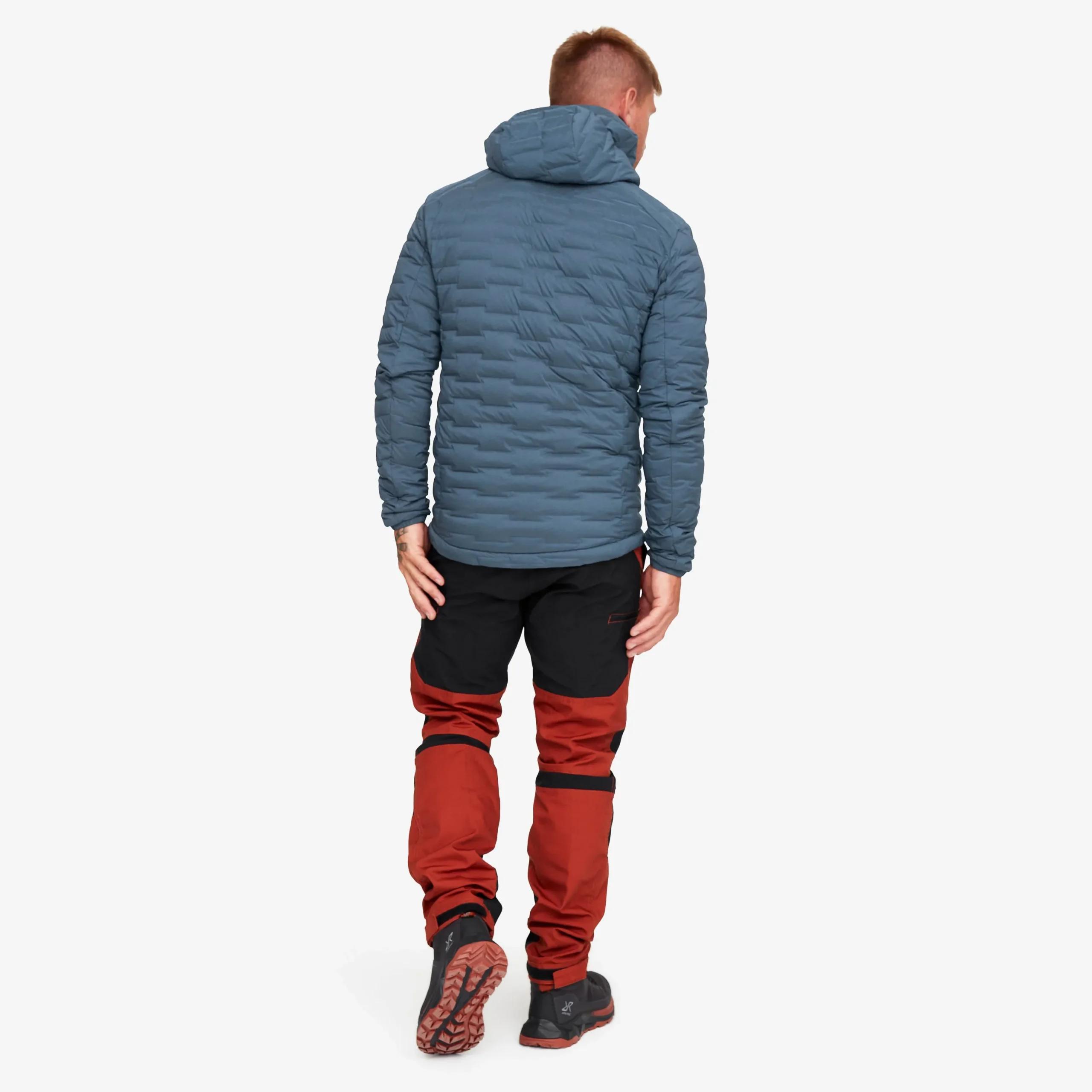 Flex Stretch Hooded Down Jacket Herren Moonlit Ocean