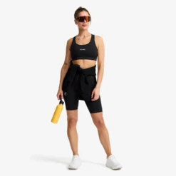 Flow High-waisted Biker Shorts Damen Black