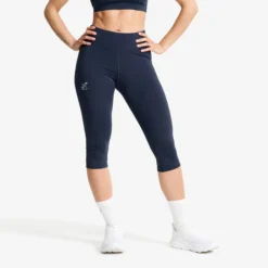 Flow High-waisted Capri Leggings Damen Navy