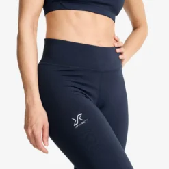 Flow High-waisted Capri Leggings Damen Navy
