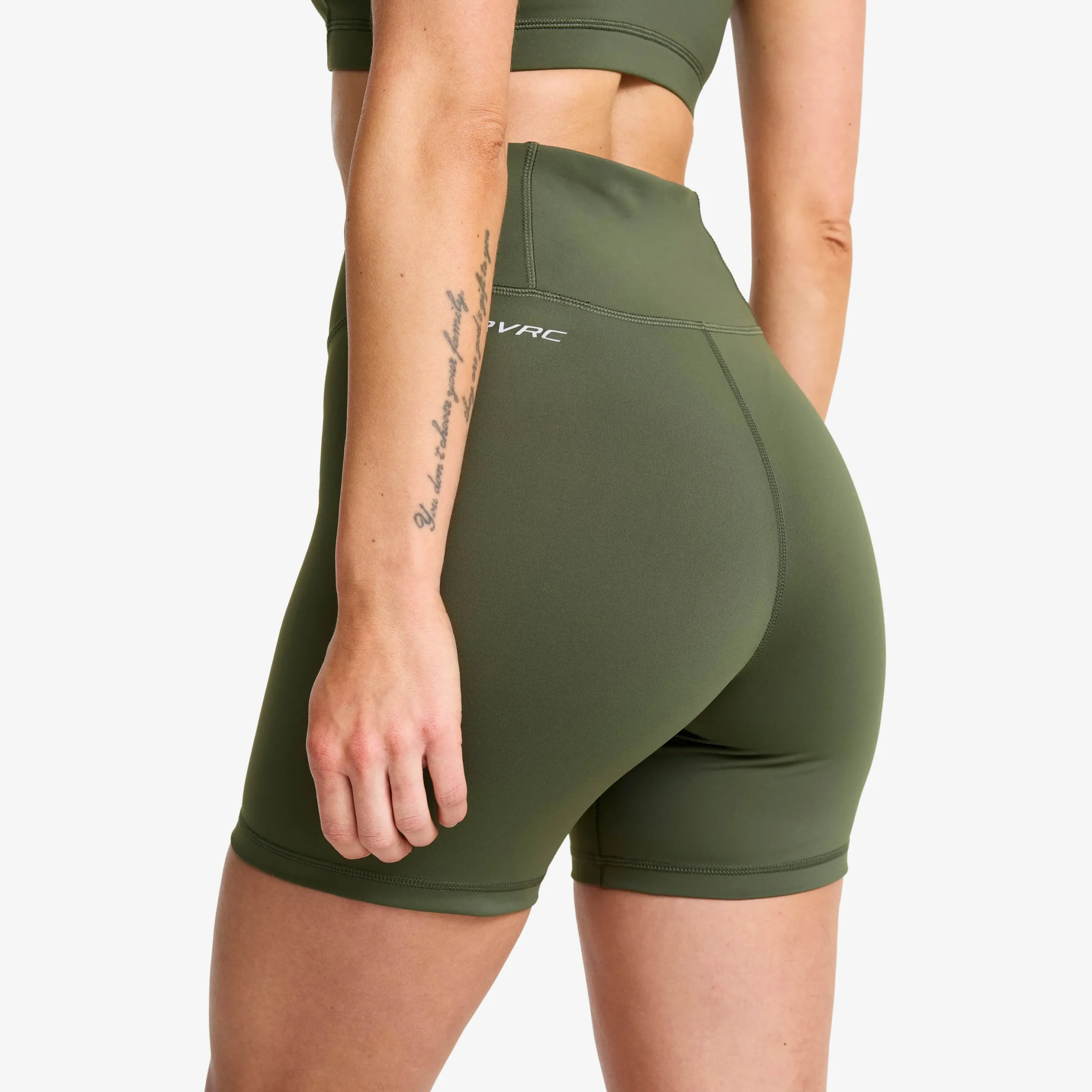 Flow High-waisted Hotpants Damen Kambaba Green