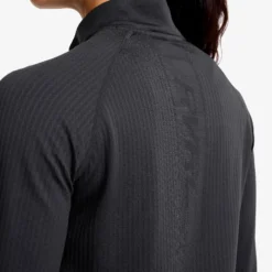 Focus Half-zip Seamless Top Damen Anthracite