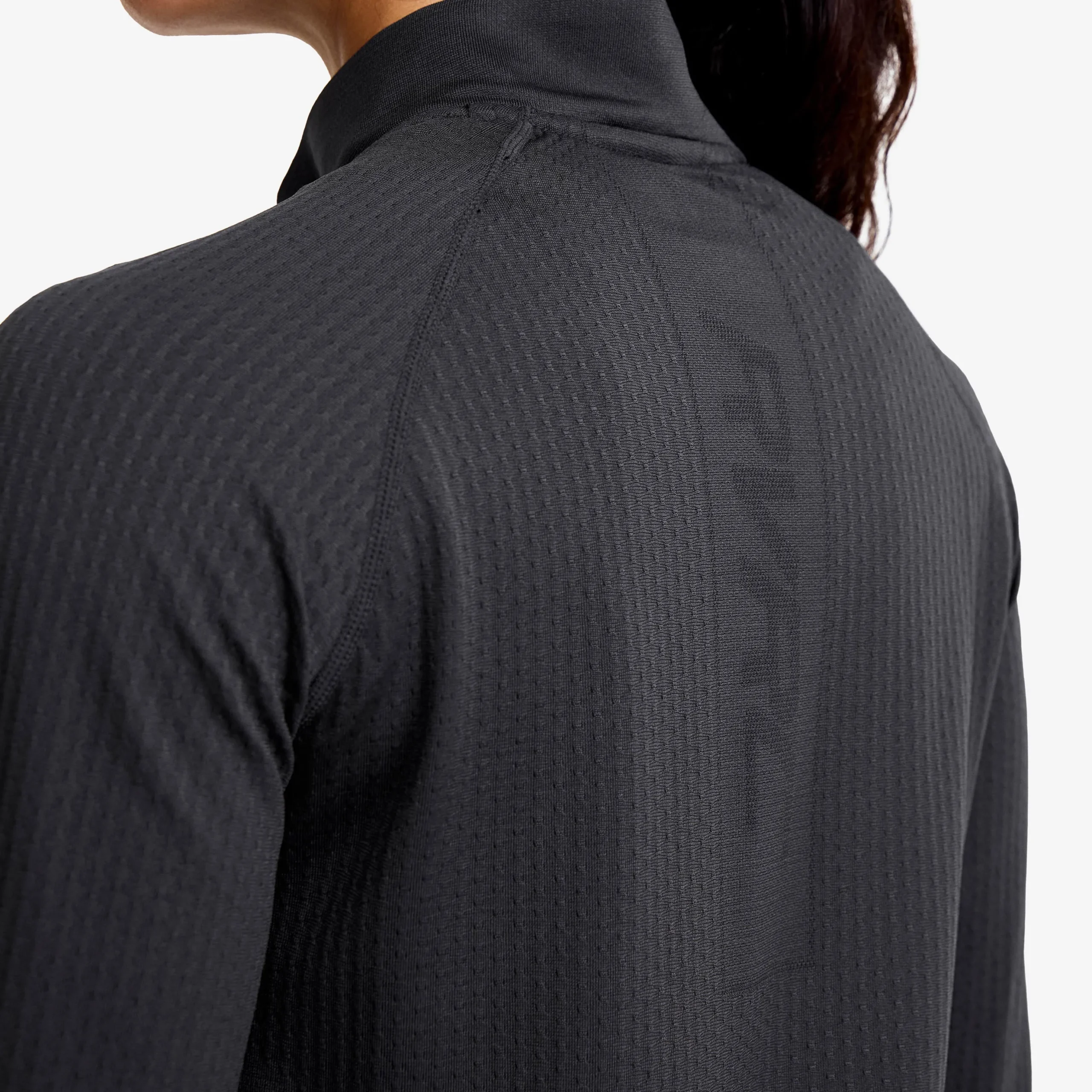 Focus Half-zip Seamless Top Damen Anthracite
