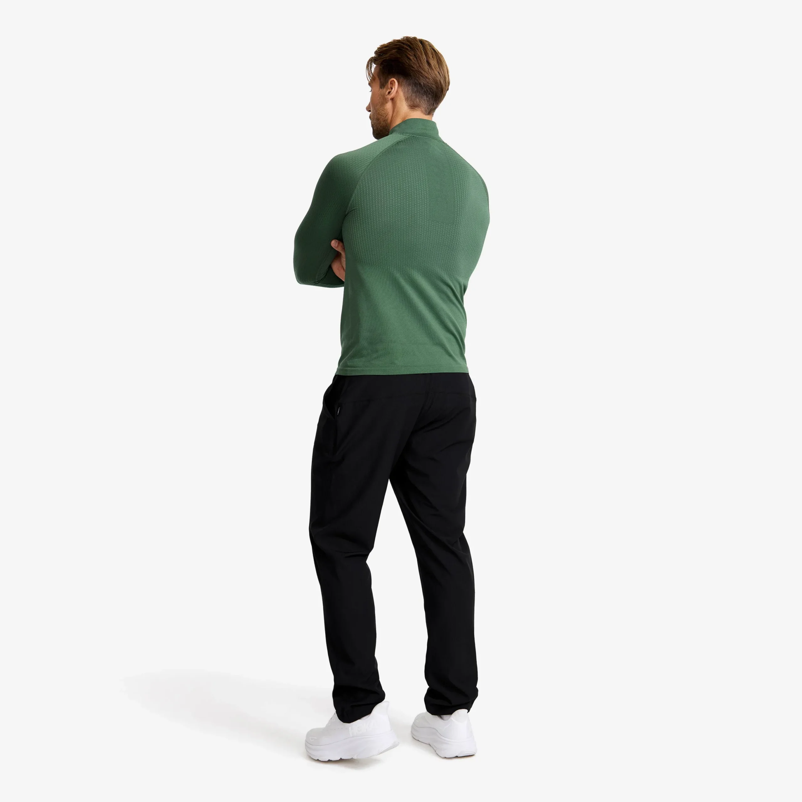 Focus Half-zip Seamless Top Herren Garden Topiary