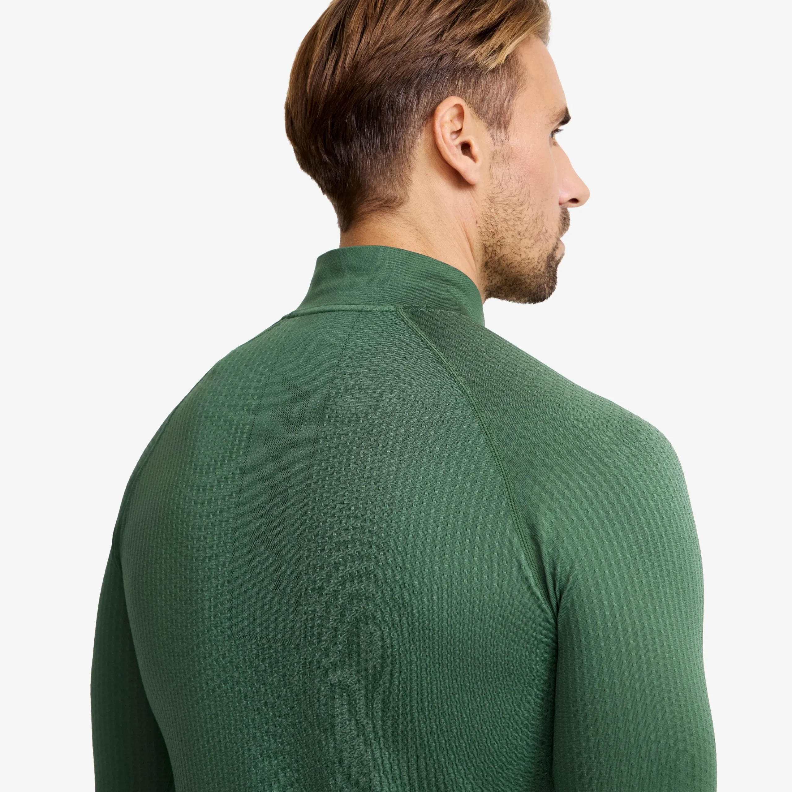 Focus Half-zip Seamless Top Herren Garden Topiary