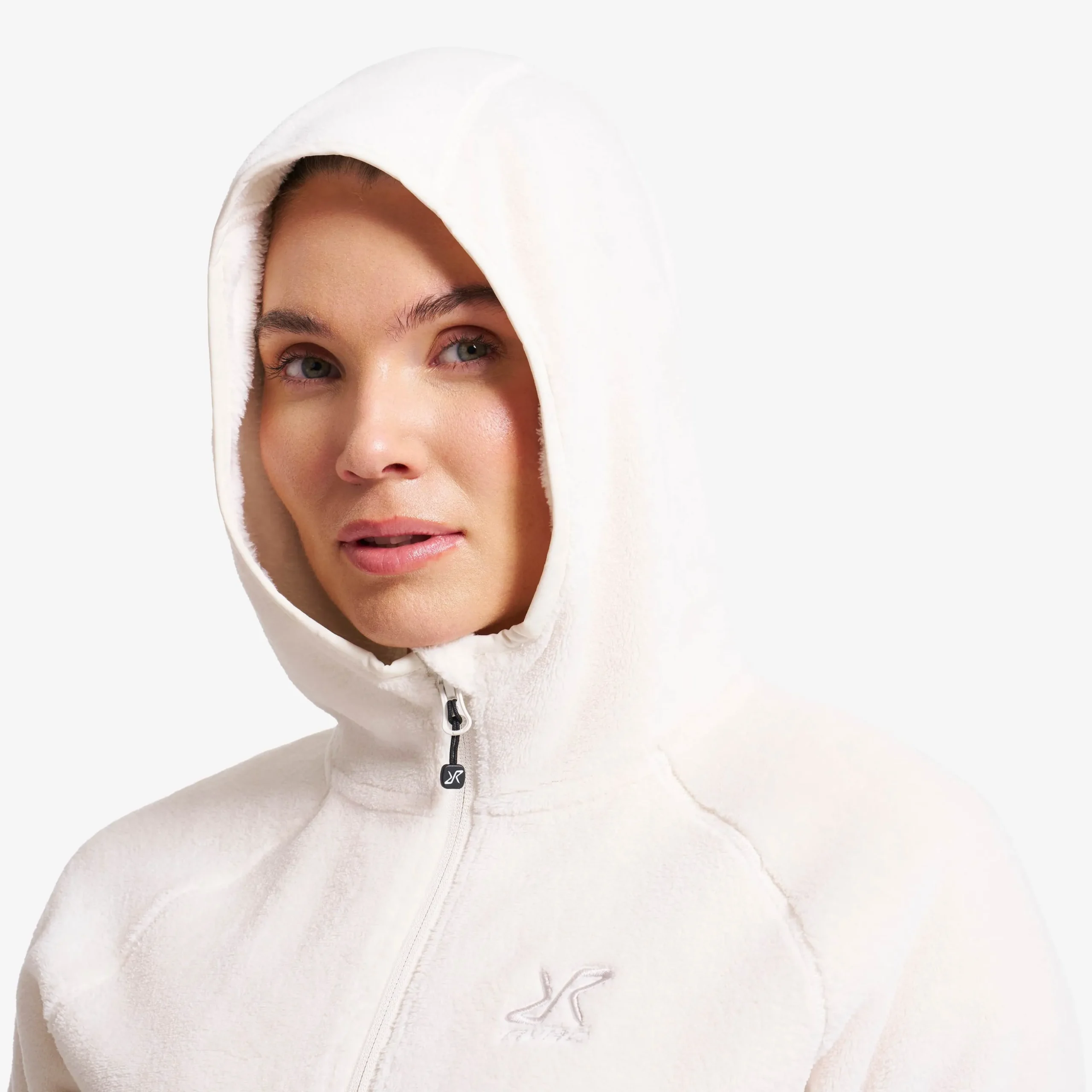 Fog Fluffy Hooded Fleece Damen Tofu
