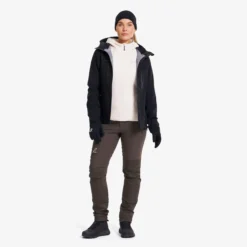 Fog Fluffy Hooded Fleece Damen Tofu