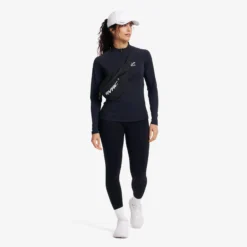 Force Light Half-zip Top Damen Black