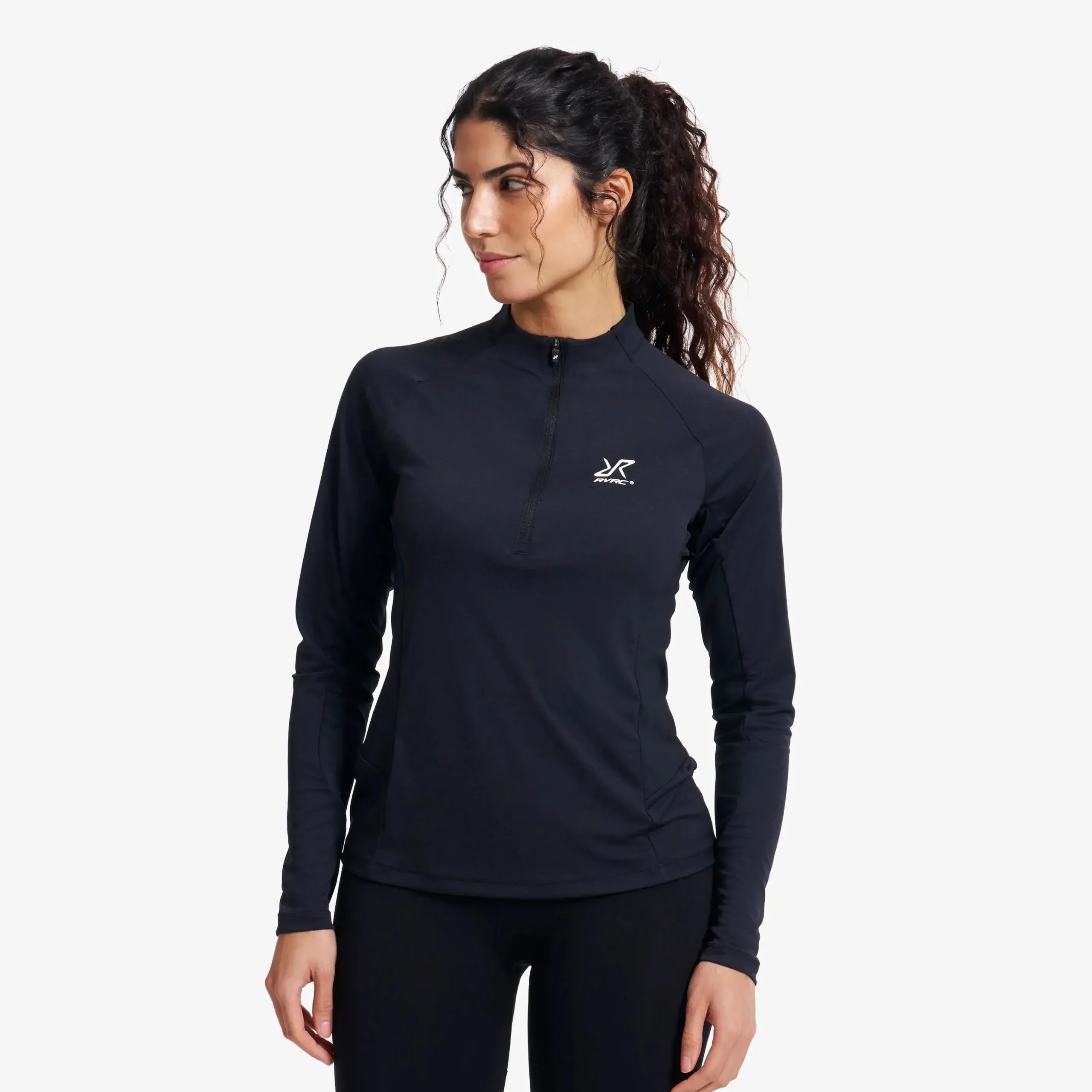 Force Light Half-zip Top Damen Black
