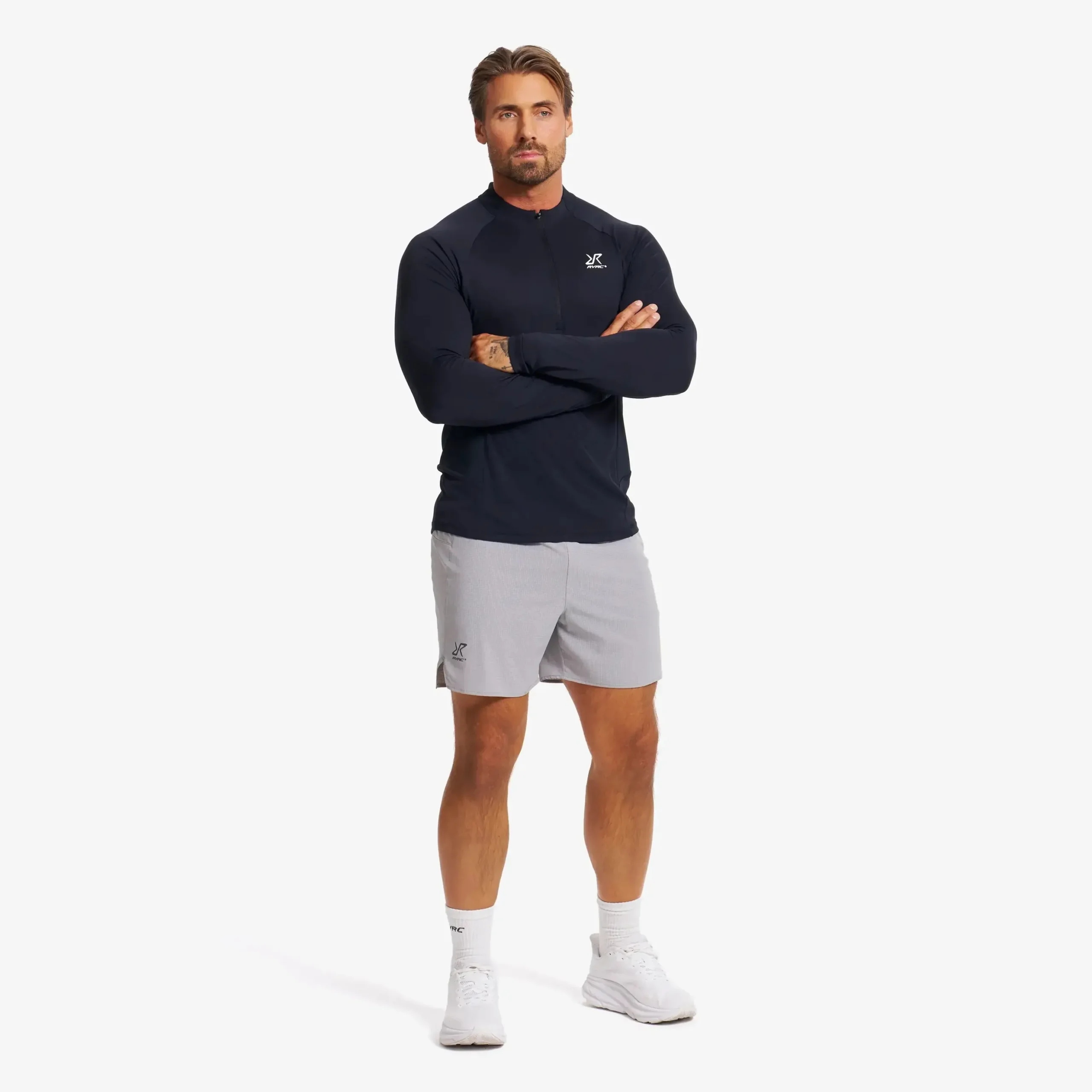 Force Light Half-zip Top Herren Black