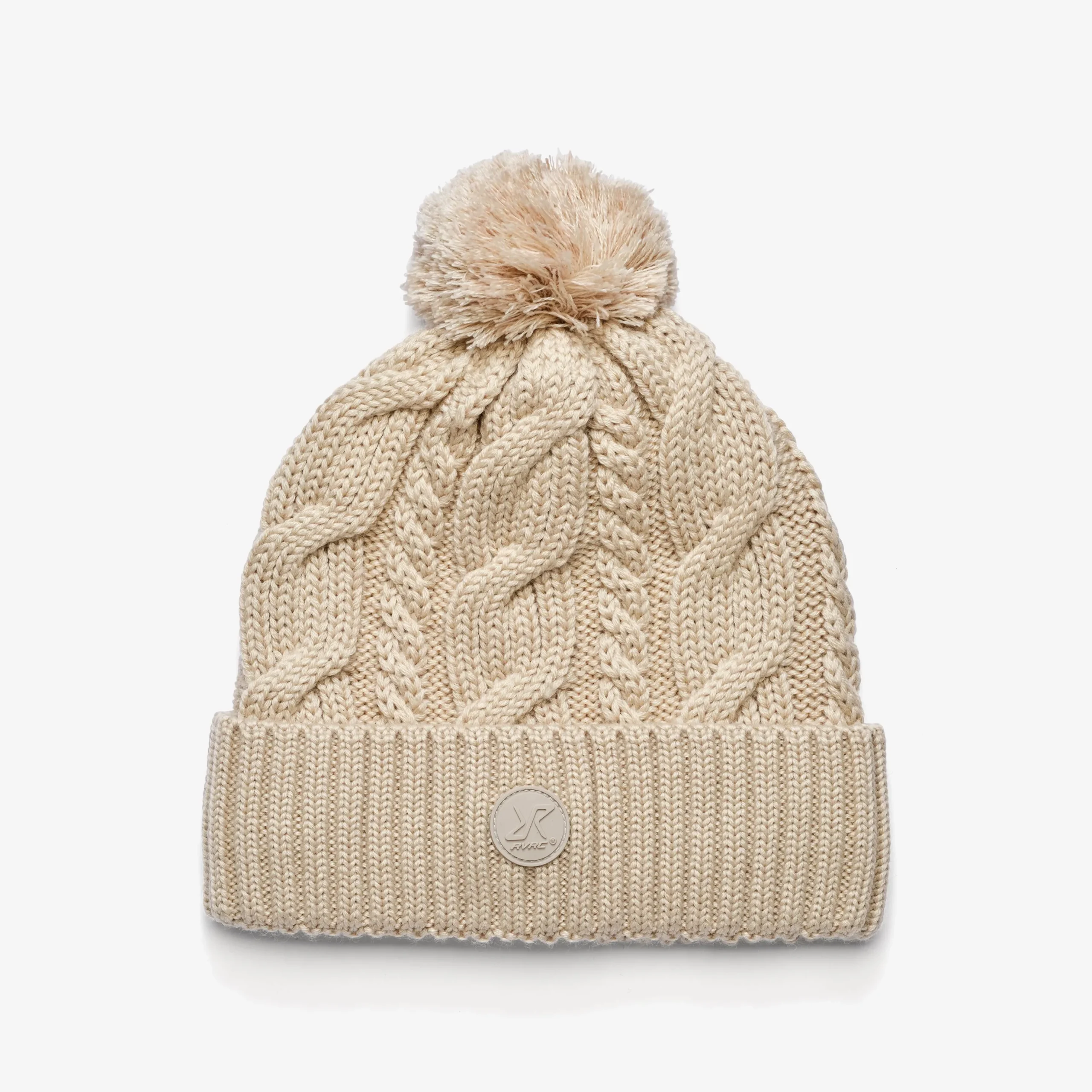Frost Cable Knit Beanie Peyote