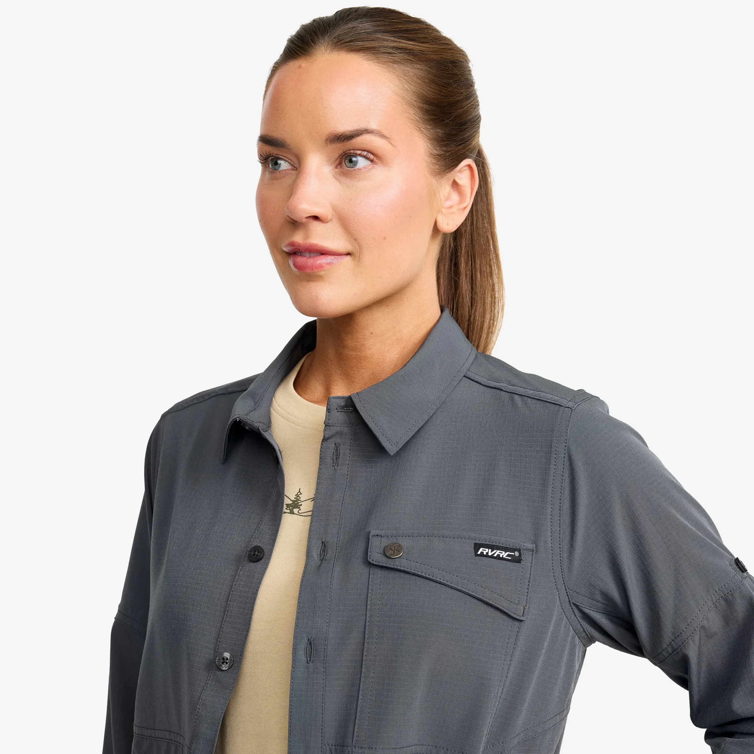 Gradient Pro UV Shirt Damen Turbulence Blue