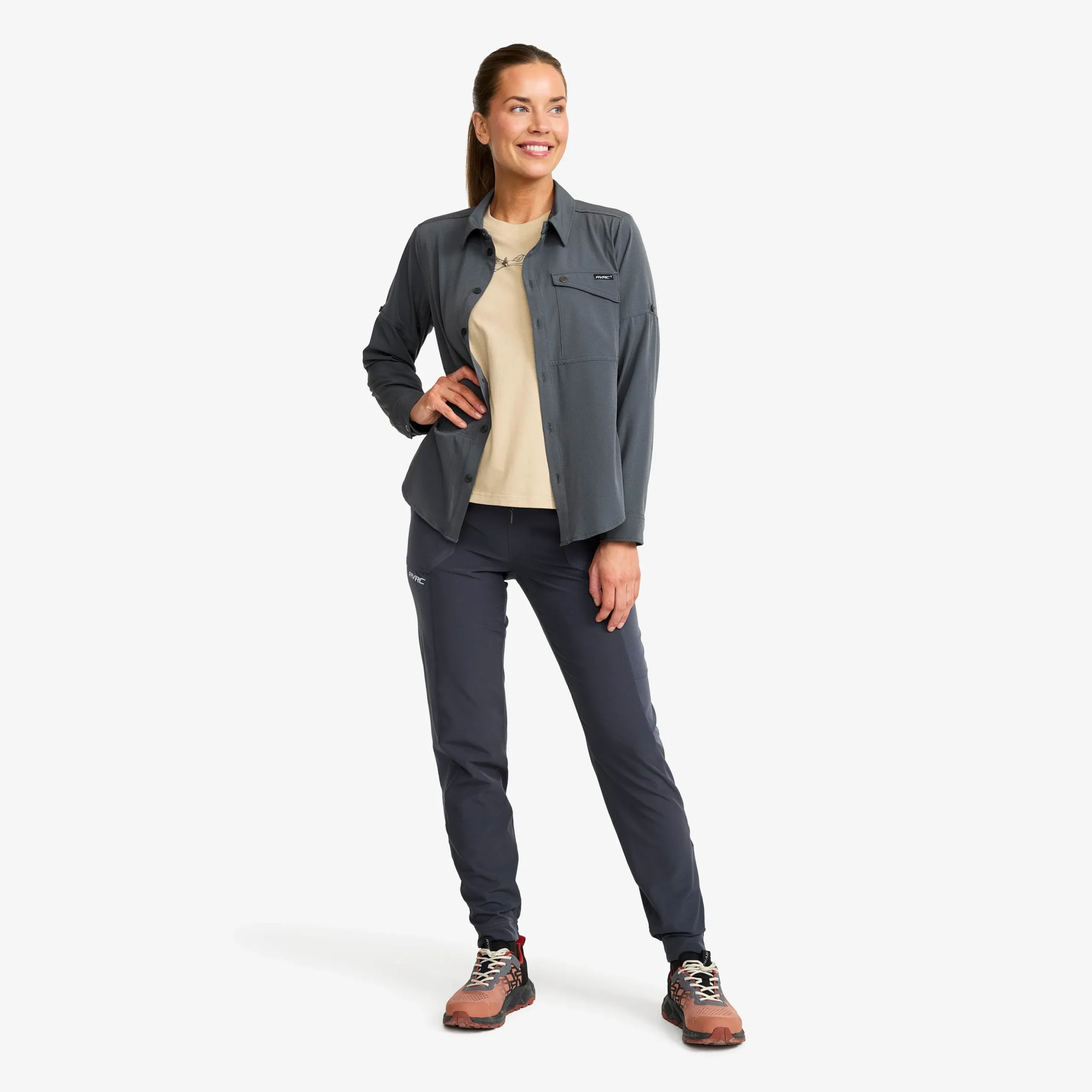 Gradient Pro UV Shirt Damen Turbulence Blue