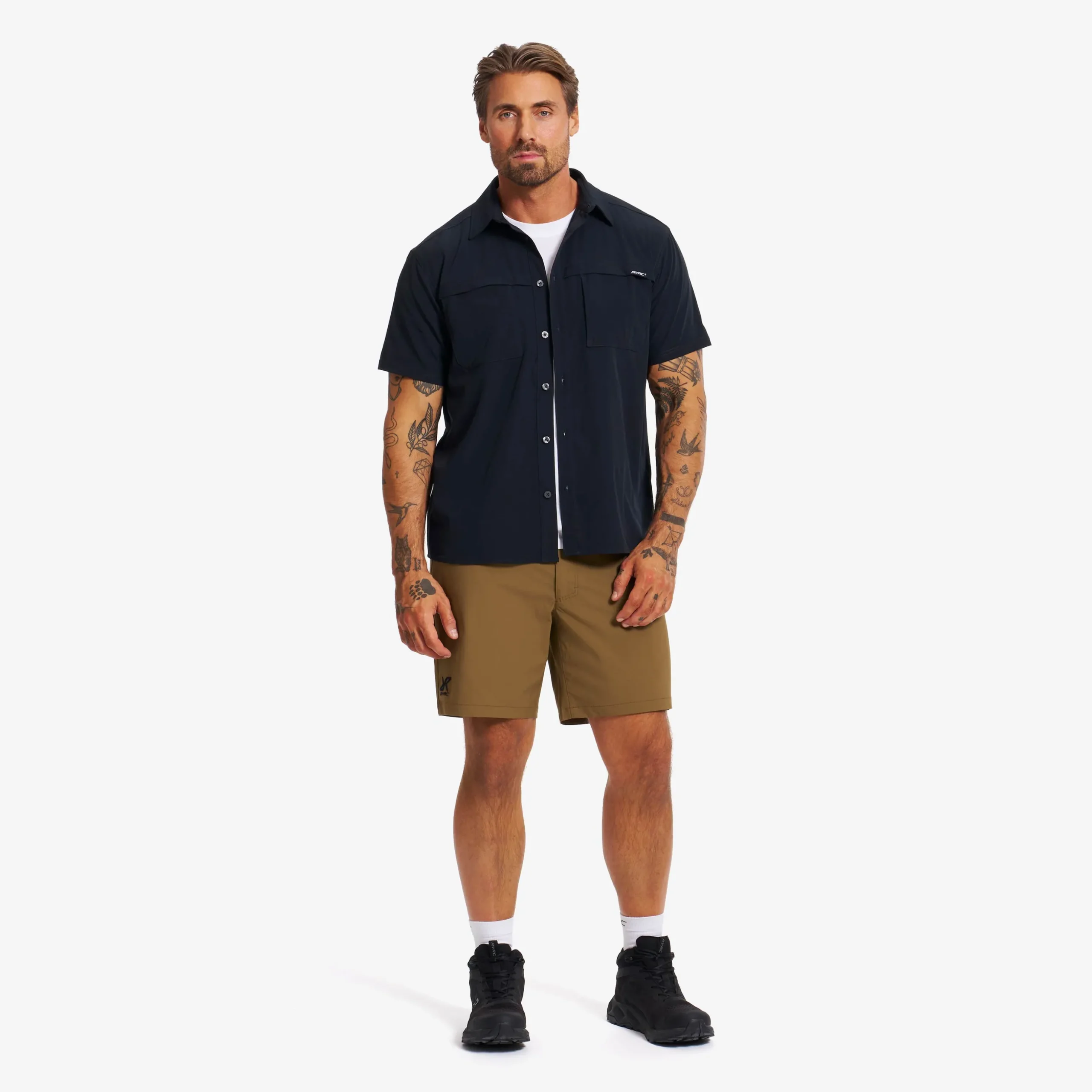 Gradient Pro UV Short Sleeve Shirt Herren Black