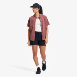 Gradient Pro UV Short Sleeve Shirt Damen Vintage Rose