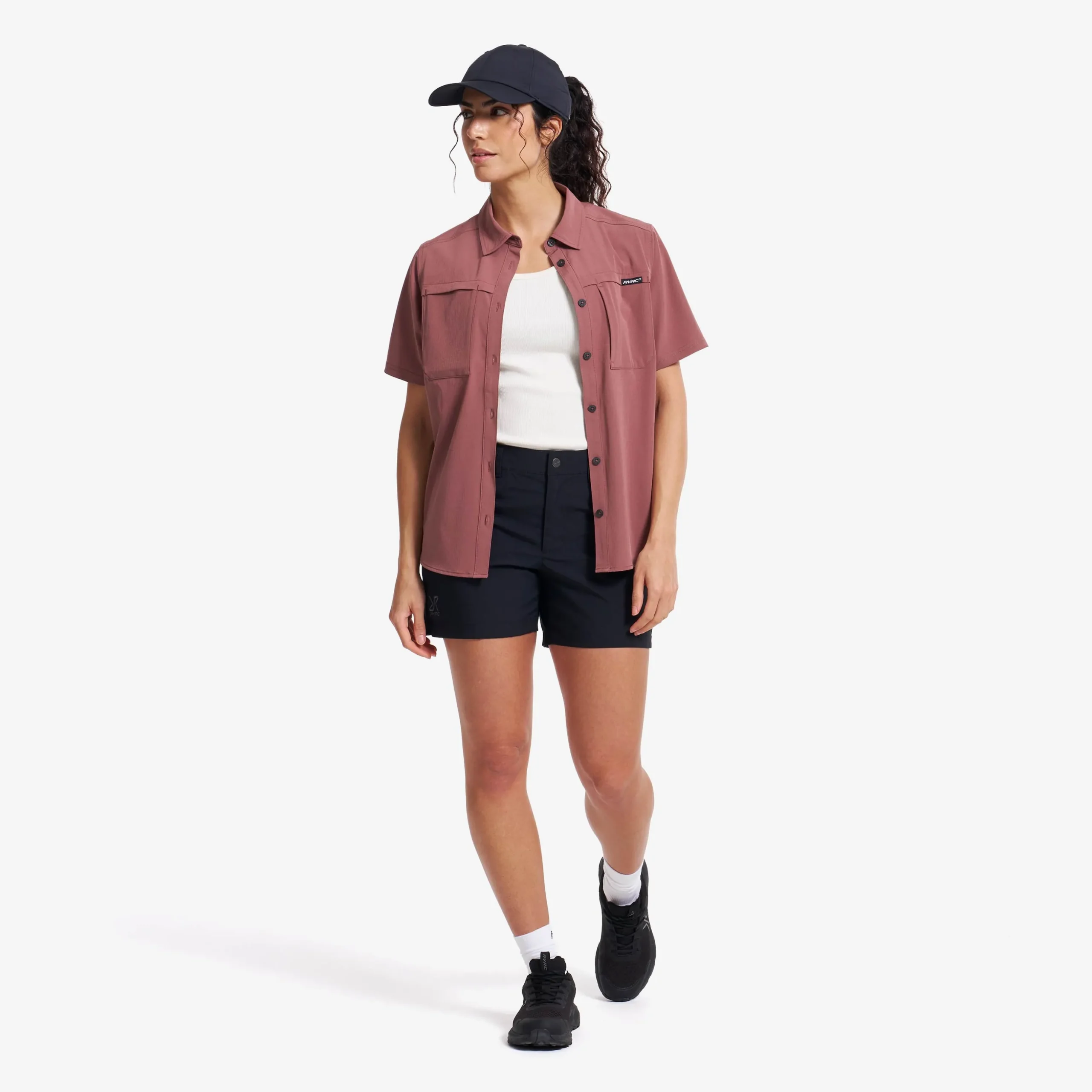 Gradient Pro UV Short Sleeve Shirt Damen Vintage Rose