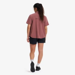 Gradient Pro UV Short Sleeve Shirt Damen Vintage Rose