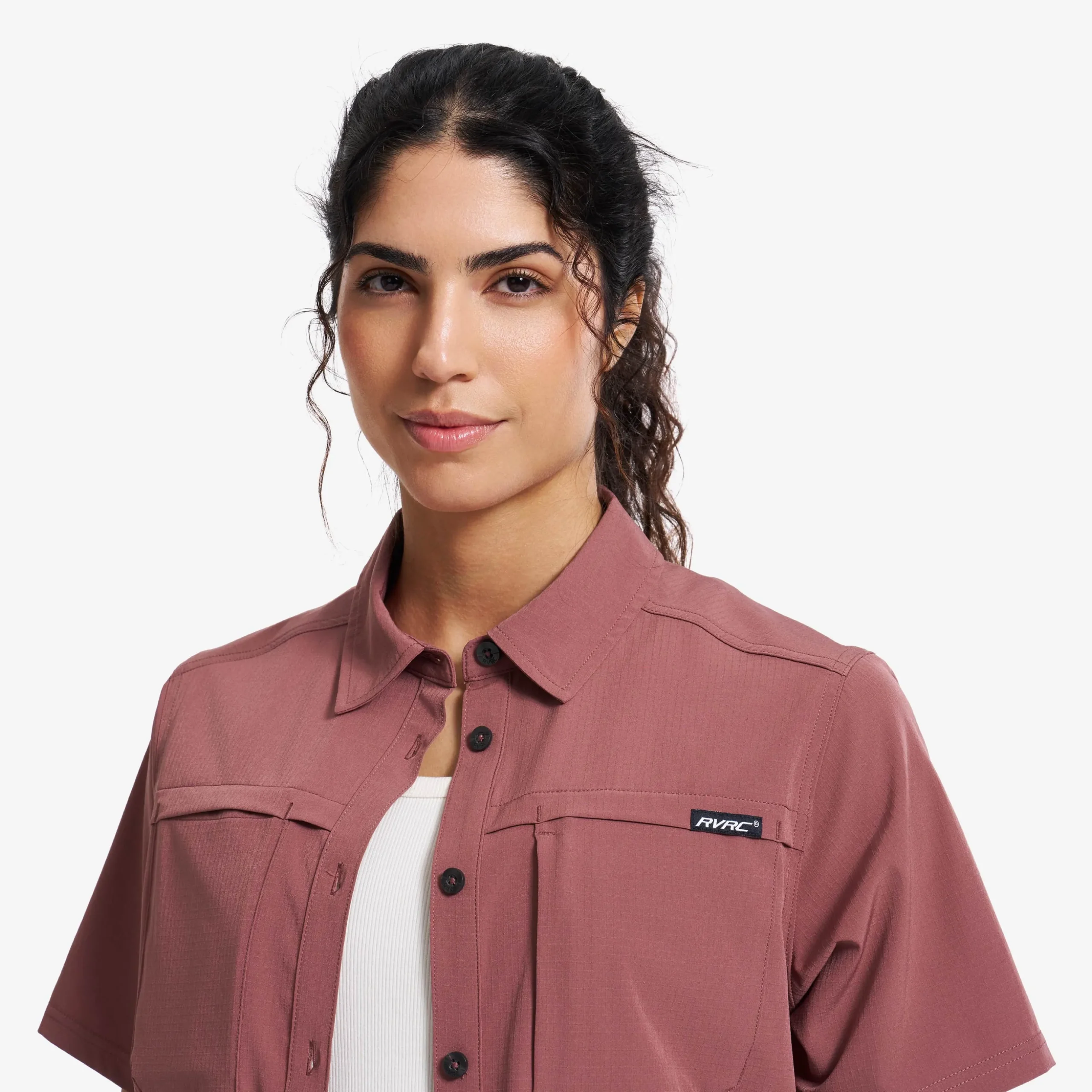 Gradient Pro UV Short Sleeve Shirt Damen Vintage Rose