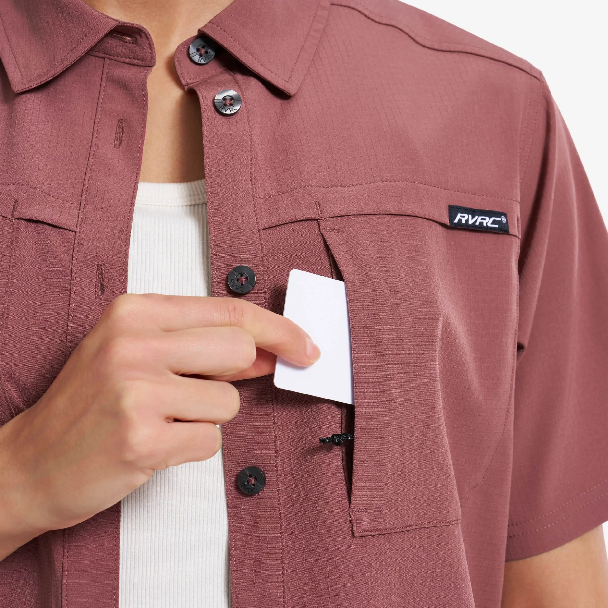 Gradient Pro UV Short Sleeve Shirt Damen Vintage Rose
