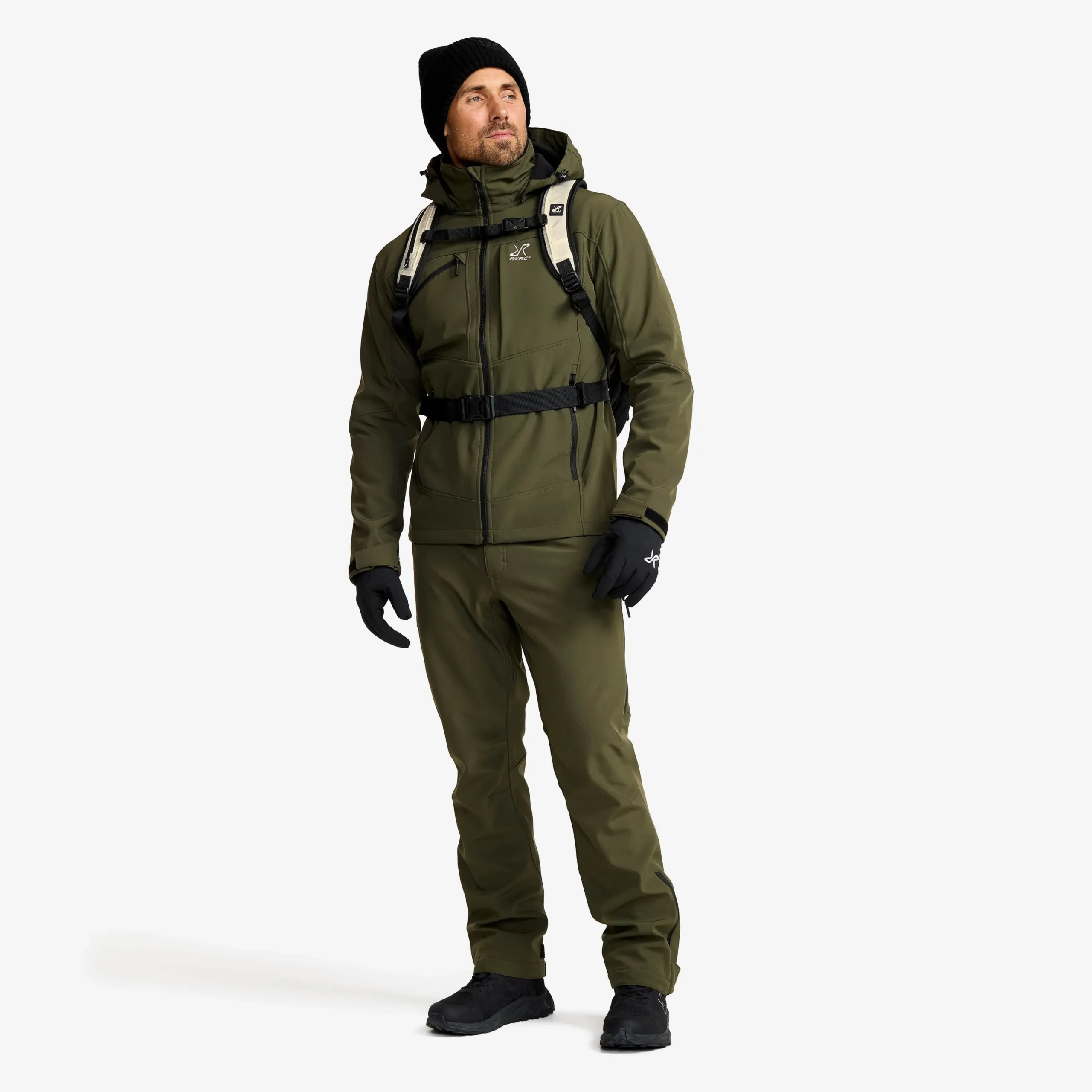 Hiball Essential Softshell Pants Herren Forest Night