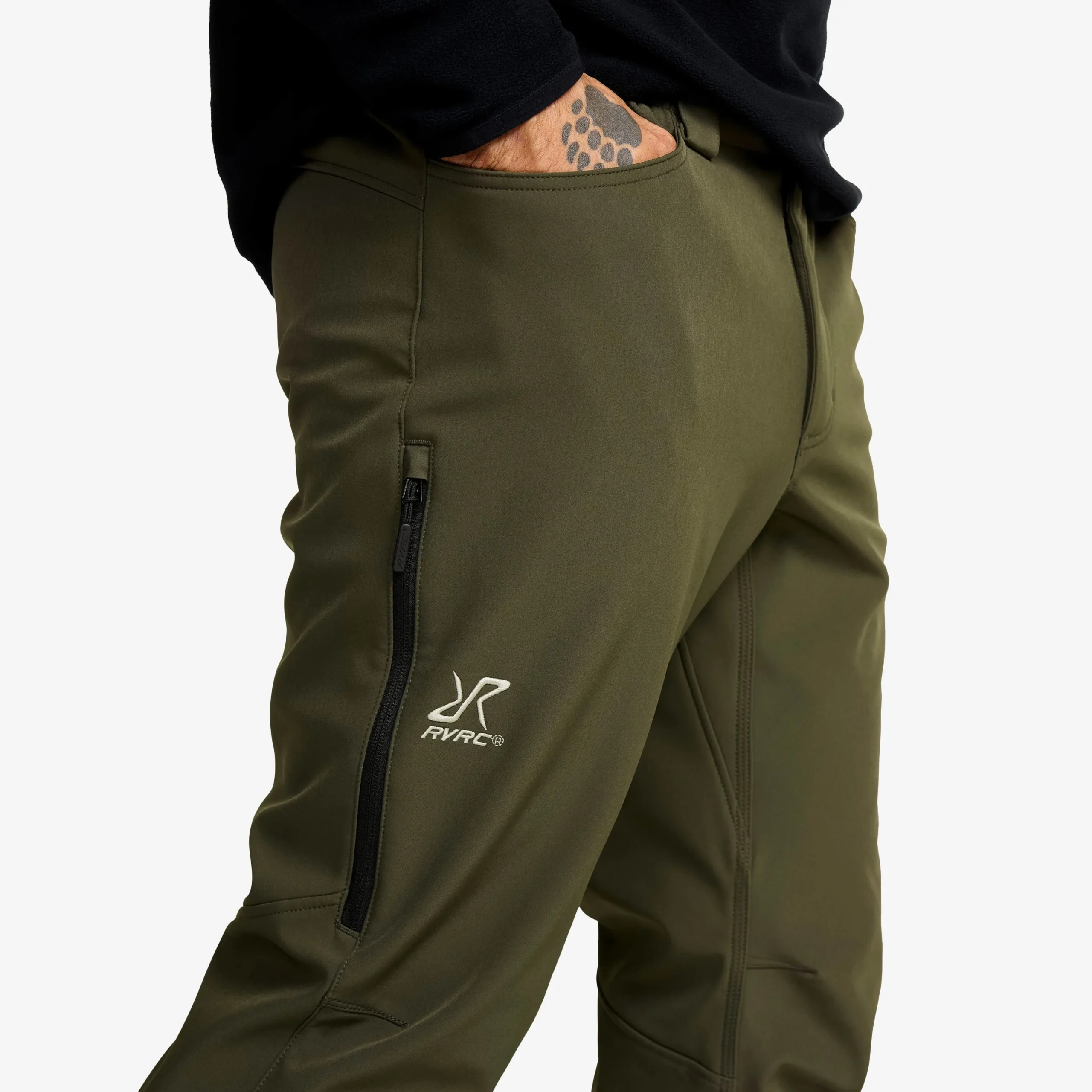 Hiball Essential Softshell Pants Herren Forest Night