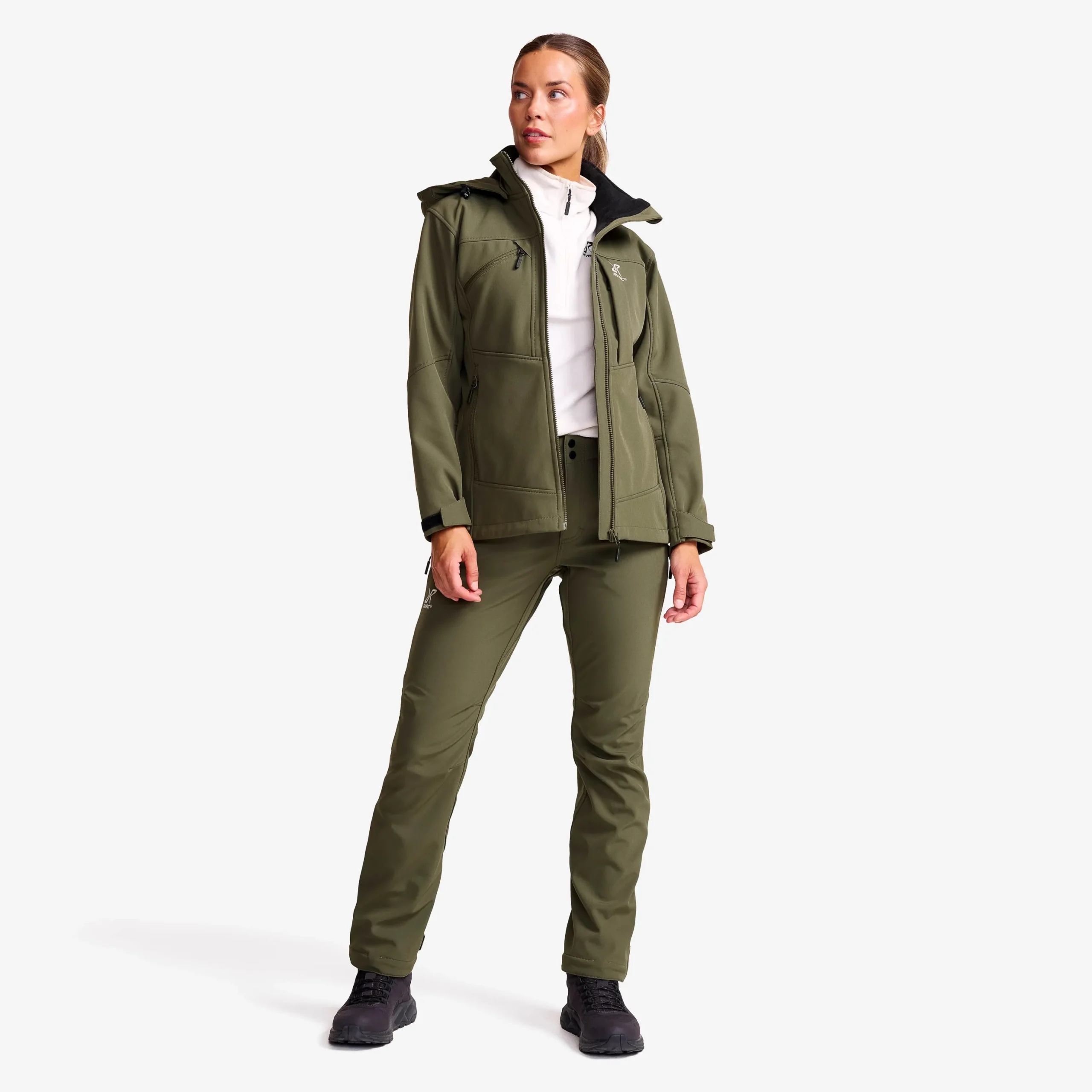 Hiball Essential Softshell Pants Damen Grape Leaf