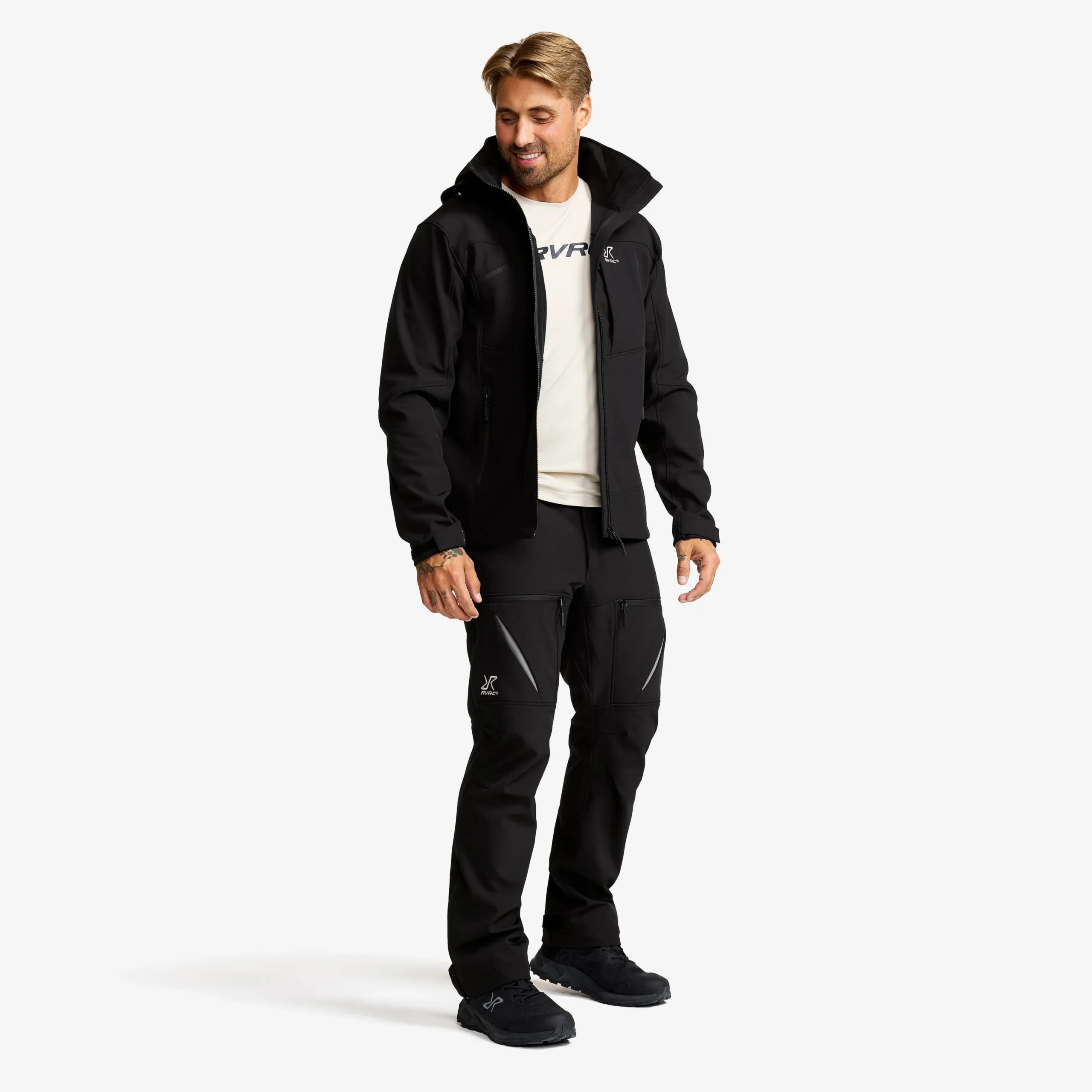 Hiball Softshell Pants Herren Black
